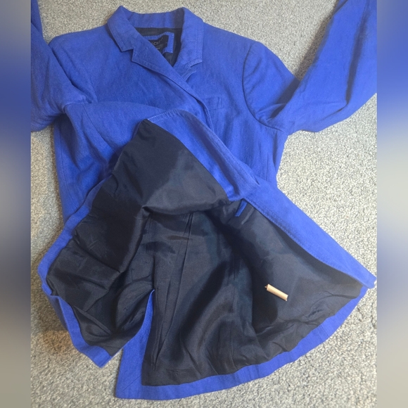 J. Crew Blazer Blue Ladies 8 Tall Business Casual Layering - Picture 10 of 10